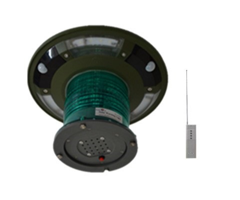 Solar Security Alarm Voice reminder with LED Lighting for Danger Warning