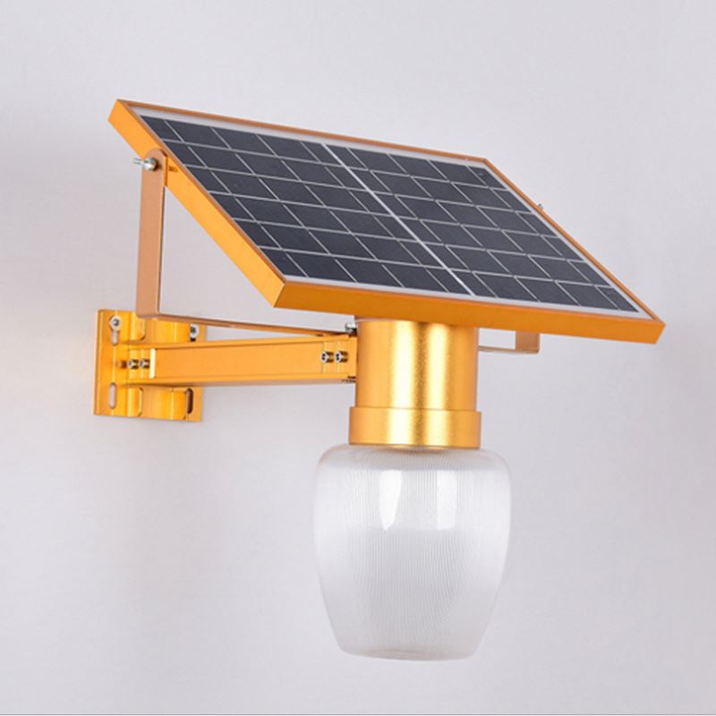 All in One Smart Round  Courtyard outdoor Integrated PIR Sensor UFO Solar Street Light