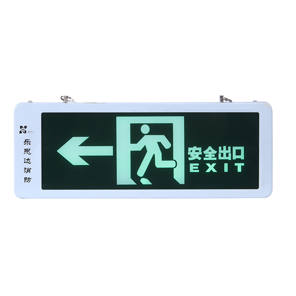 LST double faced hanging led emergency exit sign board