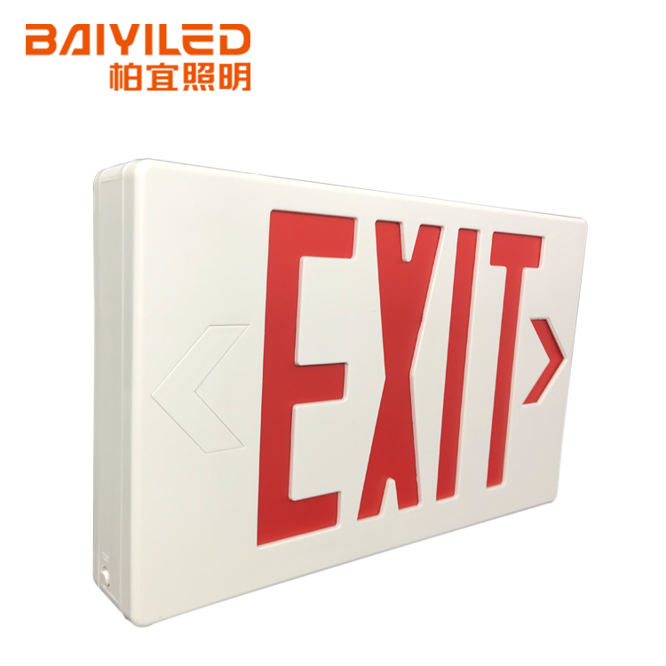 Abs Ip65 Saa Green Lighted 24m Led Fire Acrylic Wall Mounted Exit Sign