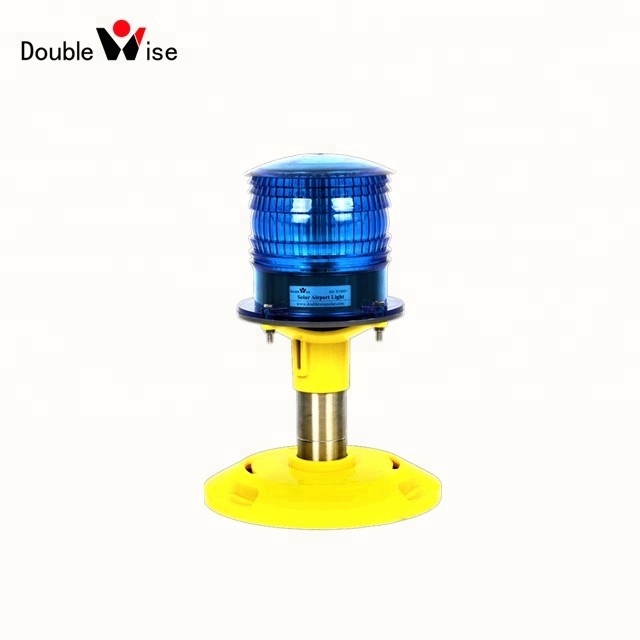 Doublewise Wireless Elevated Led Airfield Heliport Solar Powered Taxiway Edge Light