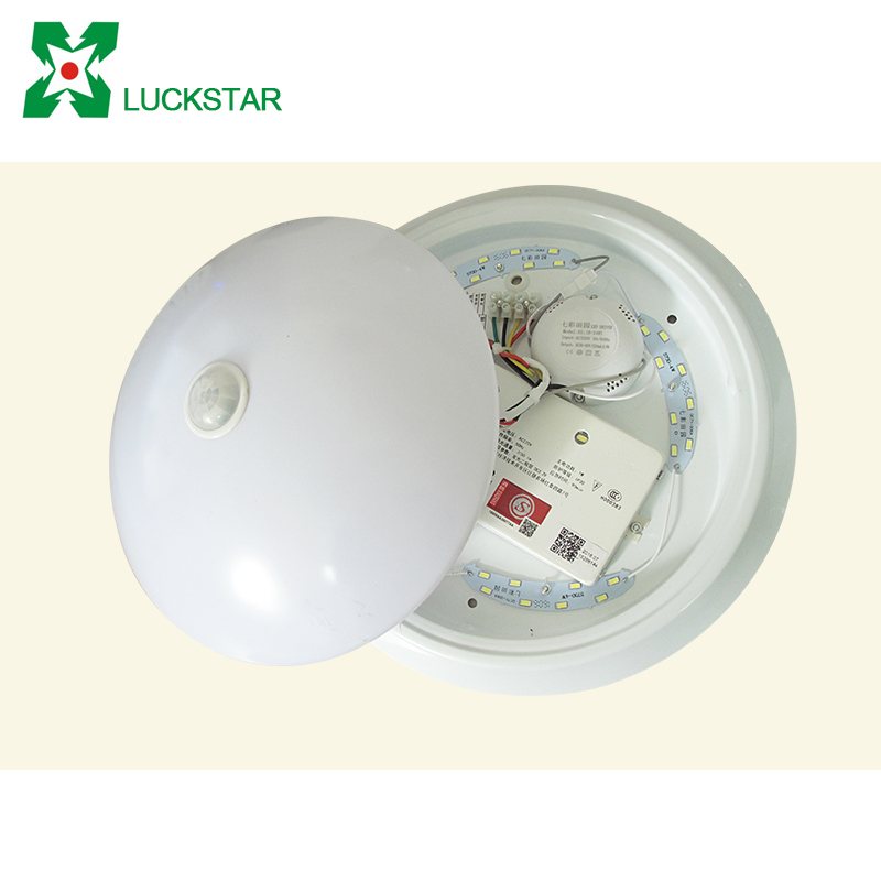 luckstar 18w exit sign with led lights and emergency lighting