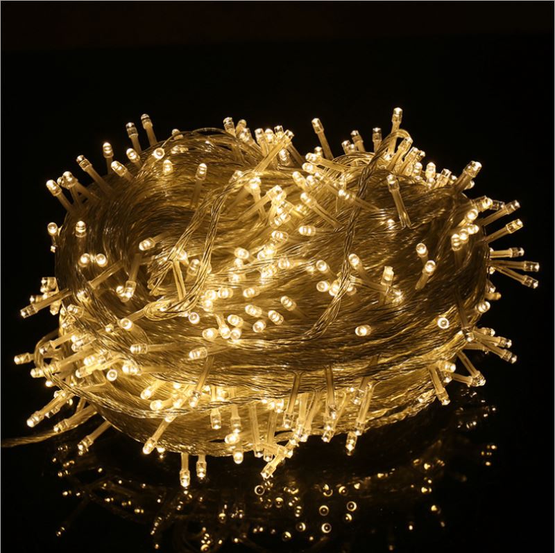 USB Rechargeable LED String Light 5M 50leds 10M 100LEDS Sliver Copper Wire Fairy Light