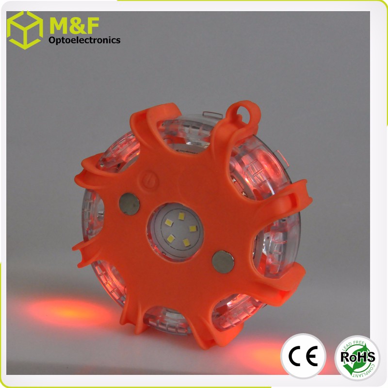 5 + 8pcs 2835SMD signal 0.5W led road flare emergency disc with competitive price 9 function