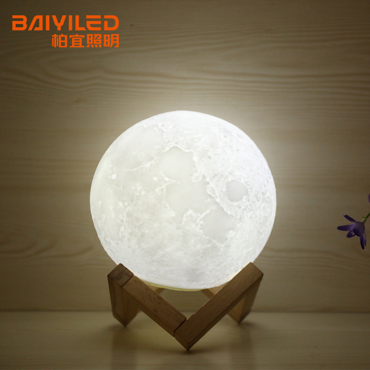 Humidifier Lamp Moon Led Night Light