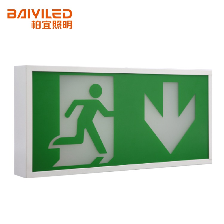 Factory direct supplier 6w fire safety emergency exit signs