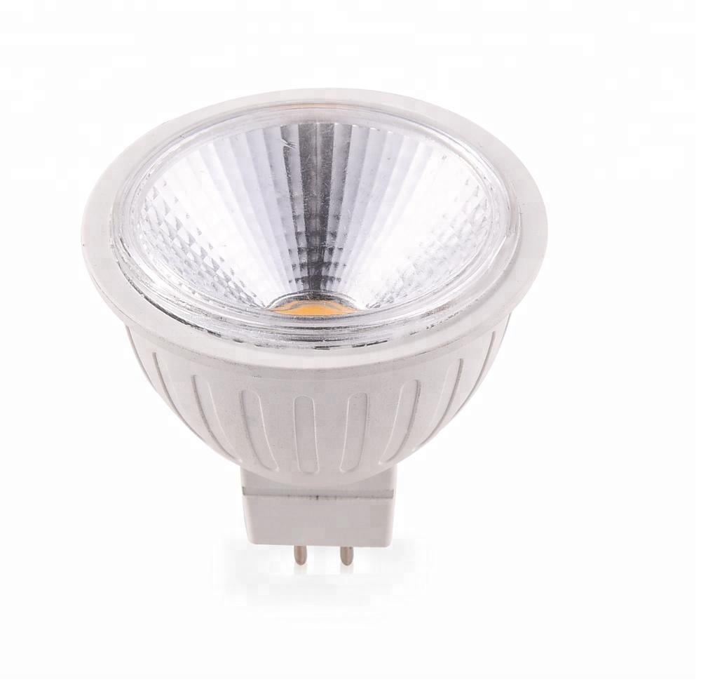 LED bulb 5W  MR16 COB 170-265V GU5.3 3000K-6000K Plastic+Aluminum 30000Hours LED lights