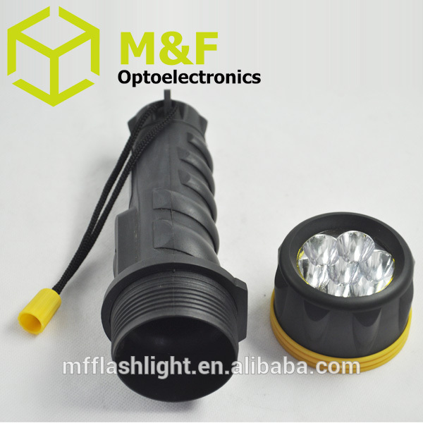 Import Rubber 3 LED Best Cheap Plastic Flashlight