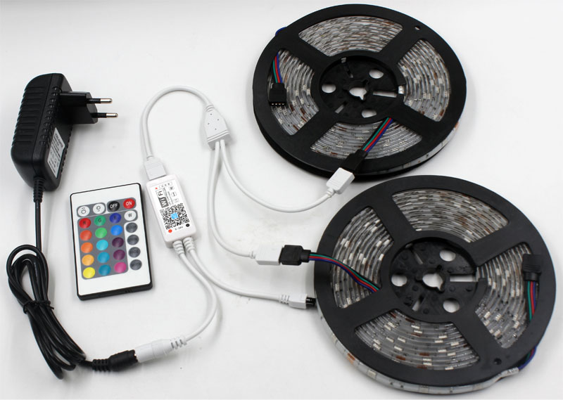 5050 Waterproof Rgb Dream Color 6803 Ic Led Strip Ip65 Ip68 8Mm Light 5050 12V Set Kit,Waterproof