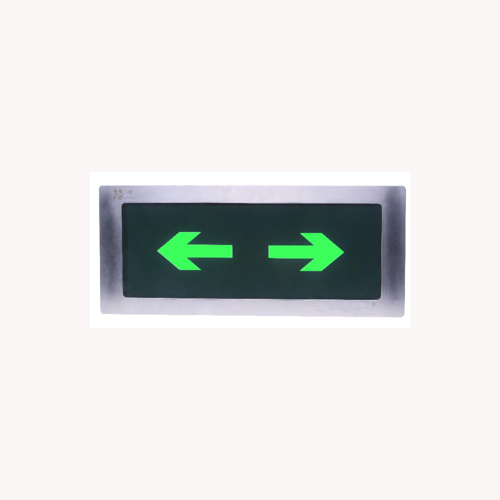 Luckstar IP65 led emergency exit sign light with wall mounted