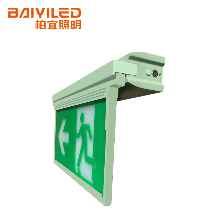 Hot Sales Save Energy Salida Board rechargeable battery Emergency Security Exit Sign