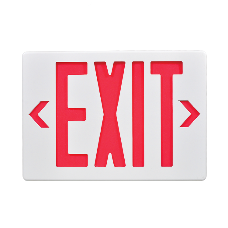 Iemergency light UL cUL Listed Emergency Lamp LED red exit sign commercial exit sign