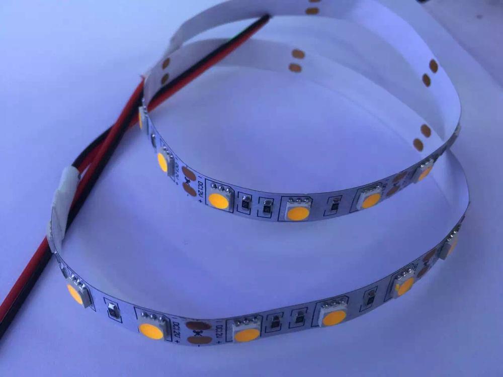 DC12V IP65 Waterproof Flexible Light LED Strip 5050 White Blue Green Red Yellow RGB led light 2300k 2400k 2500k gold yellow