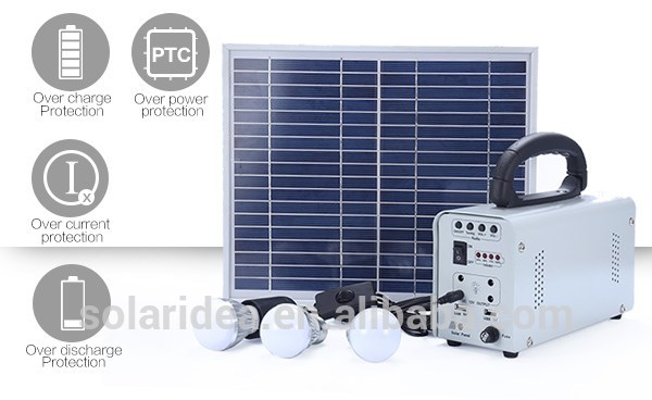 Top quality hot selling for africa market 10w small solar lighting kits