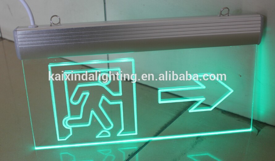 led emergency illuminated exit signs