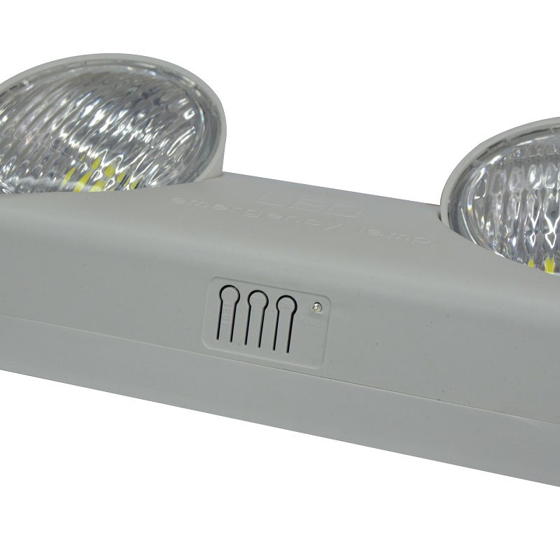 Two adjustable LED lamp heads emergency led energy lights