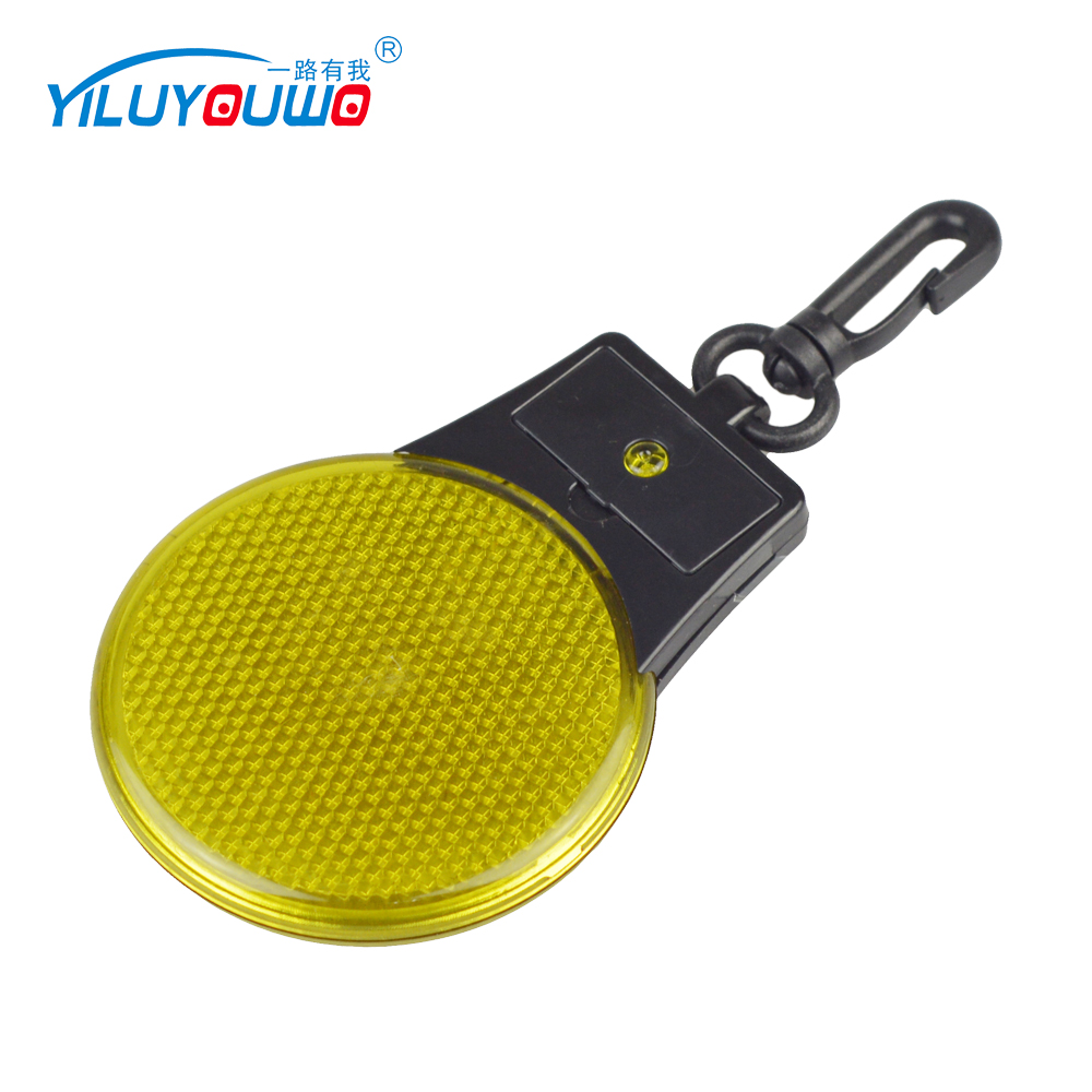 China Best Factory Supply Yellow&Red Solar Powered Blinking LED Warning Light
