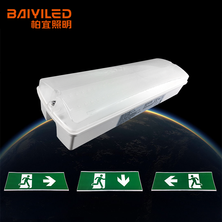 Twin Spot Light Fitting Opal Diffuser Ceiling China Factory Emergency Exit Ip65 Waterproof Surface Mounted Led Bulkhead
