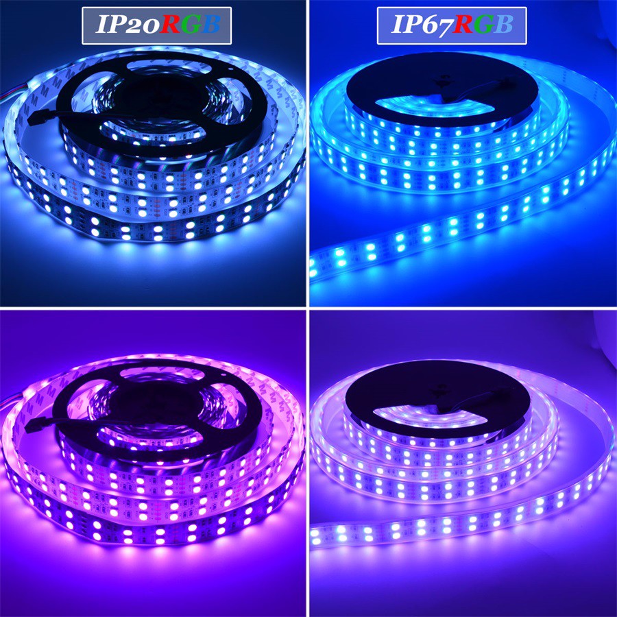 double row 5050 led strip 120leds/m flexible led strip 2 rows strips light