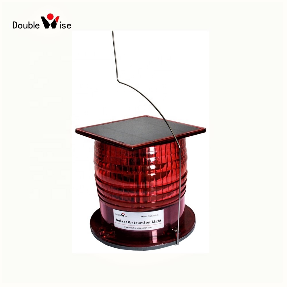 ICAO Low-intensity Type B High Building Aviation Obstacle Warning Solar Powered Obstruction Light