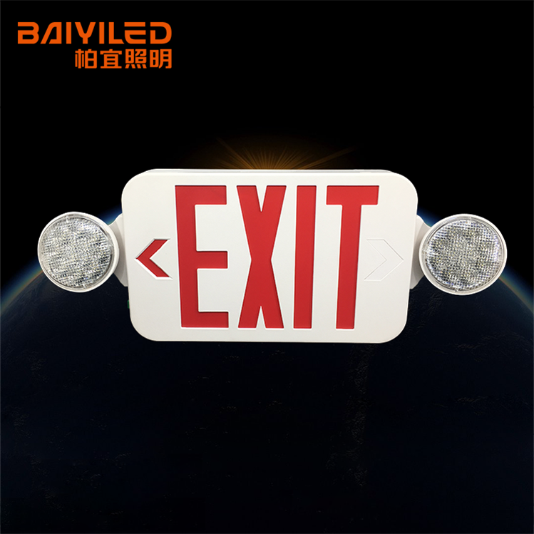 Manufacturer And Battery Sign Fire Double Head Emergency Light