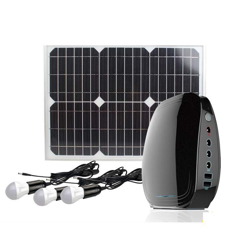 solar house light kit with 3bulbs 80 hours lighting time