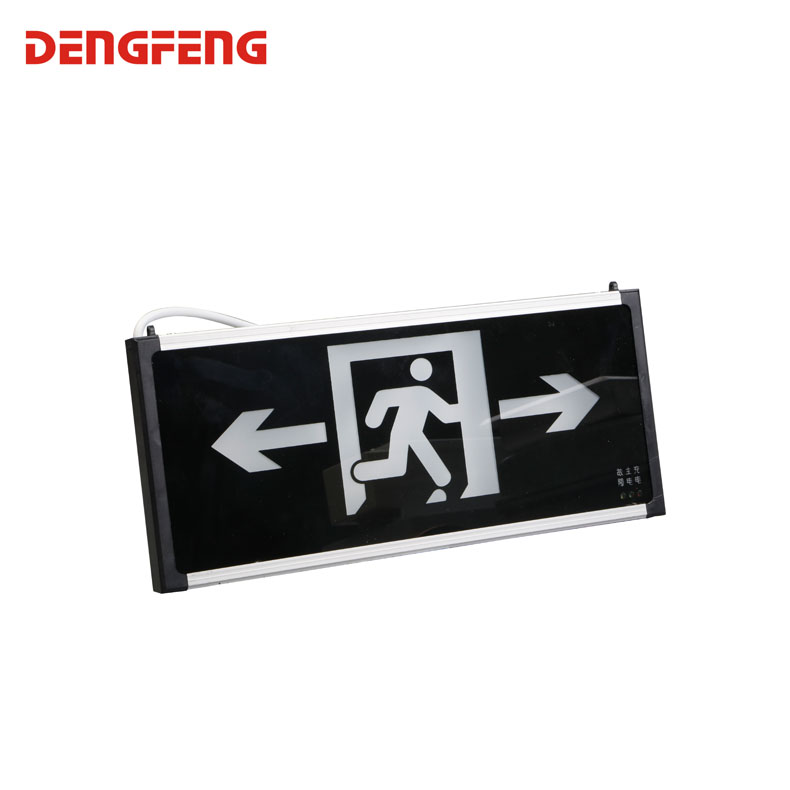 Factory direct supplier emergency EXIT sign evacuation guidance light fire