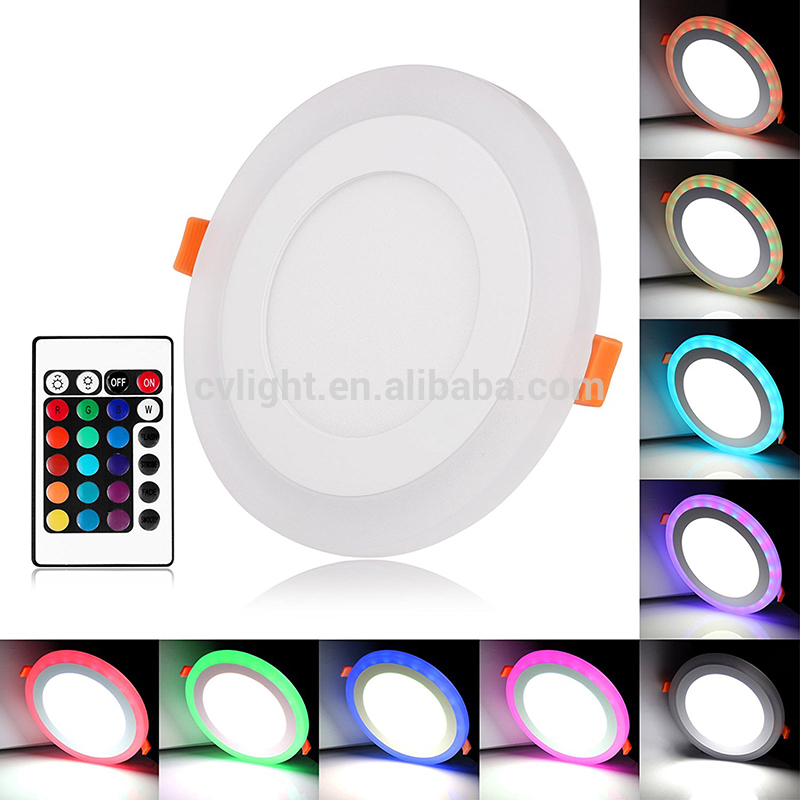 3W 6W 12W LED led panel lamp SMD Double color led panel light