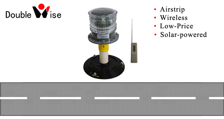 Doublewise led solar airfield airport runway edge light