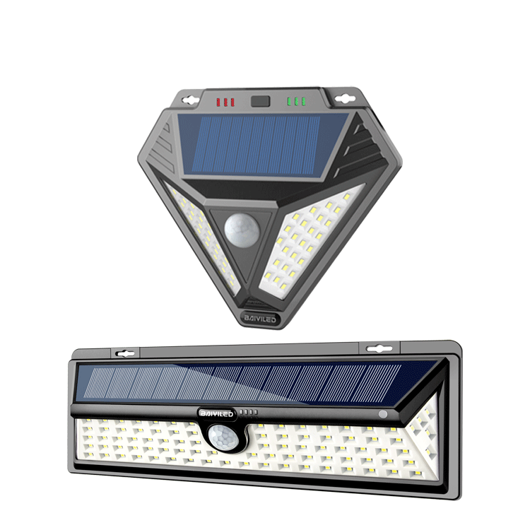 Gate Garden Wall 60 Led Solar Light