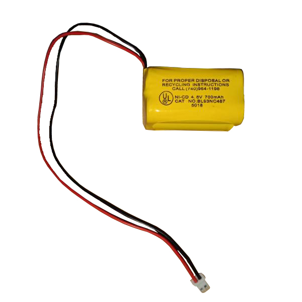 Emergency exit sign accessory 4.8V 700mAh Ni-Cad battery