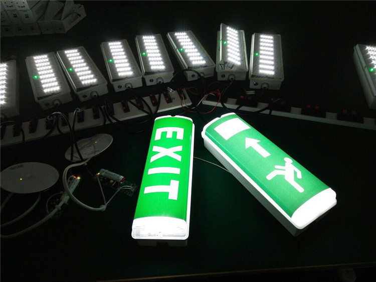 IP65 safety exit indicator LED waterproof emergency indicator 5W continuous lighting for 3 hours