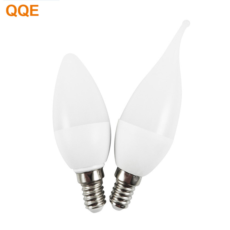 China factory 3w 5w 7w white PC cover led candle bulb C37 bulb