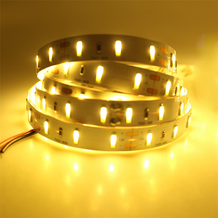 led strip light 7020 12v Warm White 5M 300L 7020 LED Flexible Strip Xmas Light 60LED/M SMD Led Strip