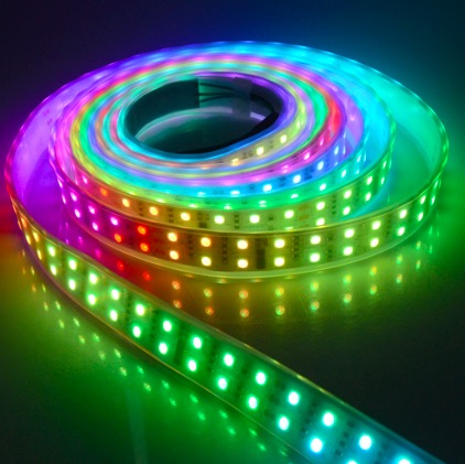 600 LED Strip Light Double Row 5050 5M 12V ip67 Waterproof Christmas/Party Decoration Lights RGB Strip Christmas Light