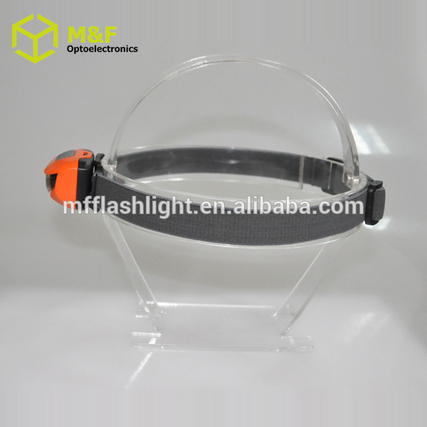 New Product 1W LED+2 Red LED Portable LED Headlamp