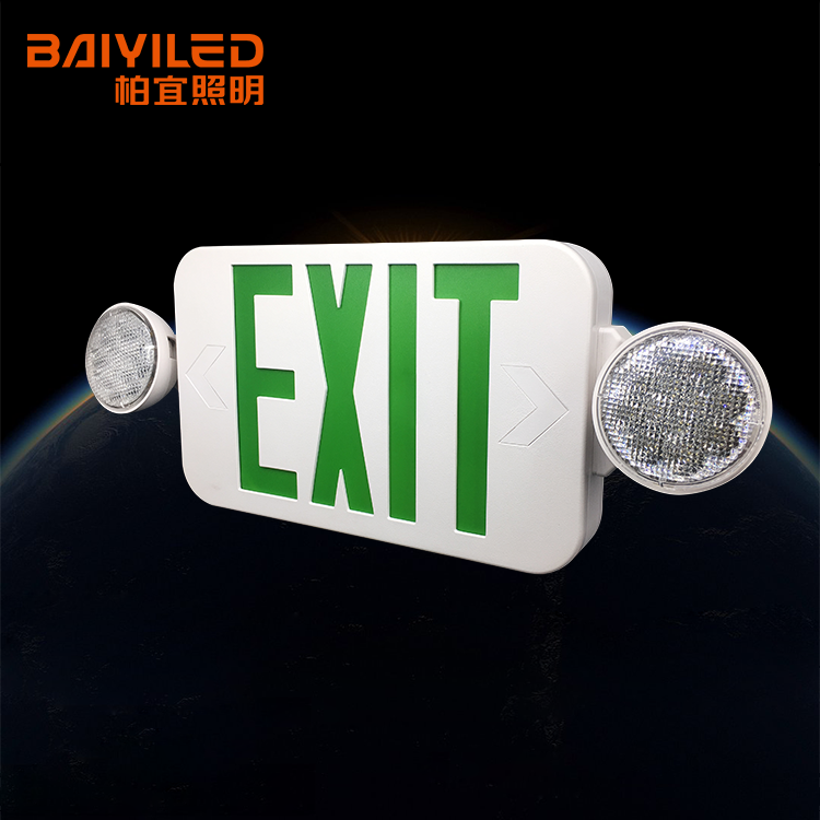 Accessible Fire Emergency Acrylic Board  Led Abs Exit Sign