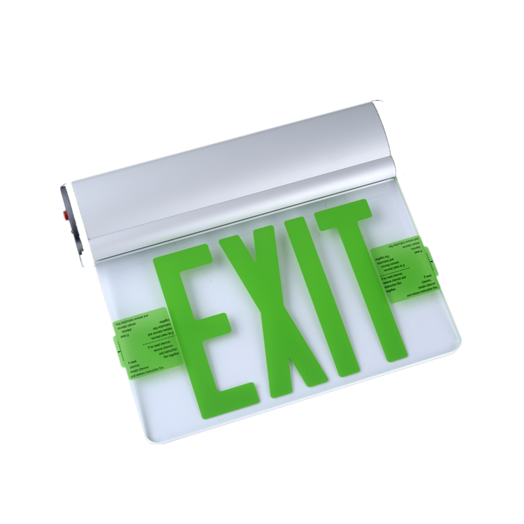 Single-sided 6-inch LED emergency exit sign