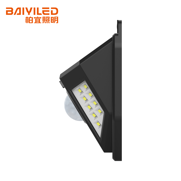 Led Light Garden Wall Solar Lamp With Motion Sensor