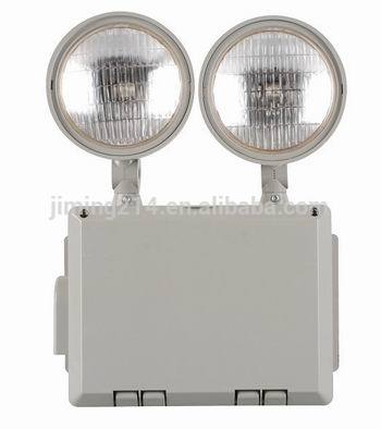 UL approved TWIN HEAD wet position rated lighting emergency light for industrial use