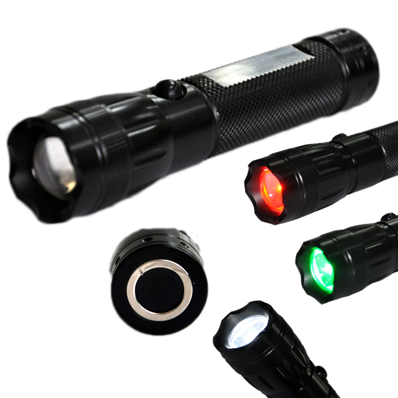 Best selling USA magnet color changing red green traffic light signal led flashlight