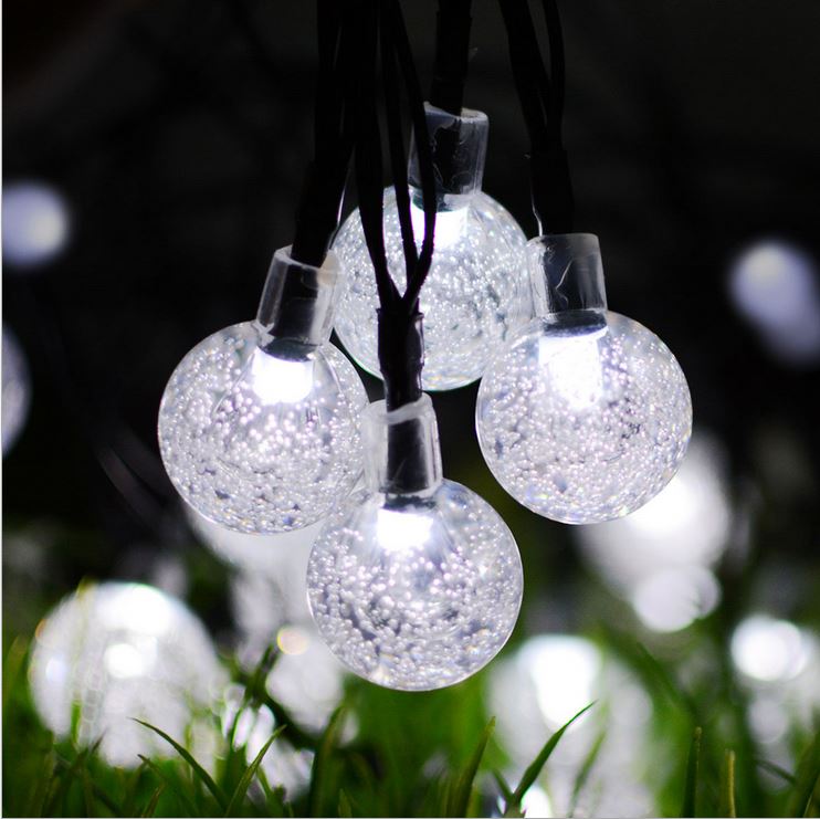 Decorative Ball Lighting/Lights, Solar Lights String for Garden Outdoor Christmas Party Decorations Lights (Multi)