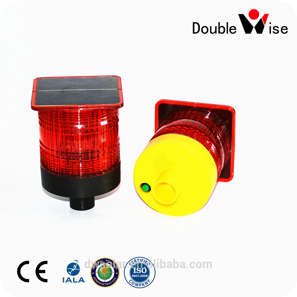 Doublewise High Intensity Mini obstruction LED Traffic Safety Solar Warning Light