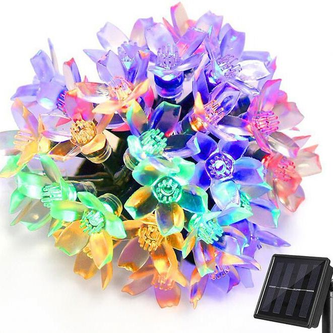 Festival and Decorate Colorful Bubble Outdoor Christmas 30 LED Solar Garden String Light