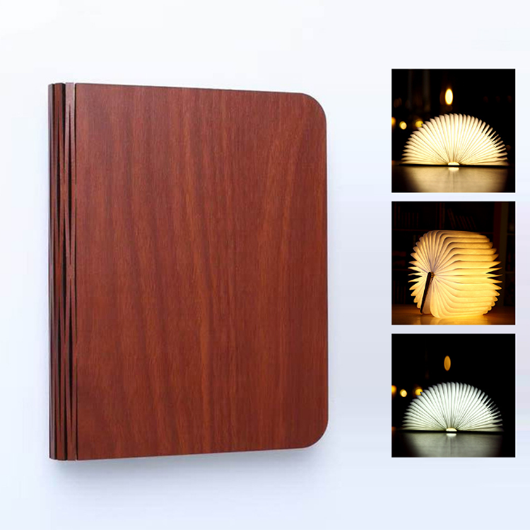 Creative Magic Flame Lighting Reading Book Led Lamp