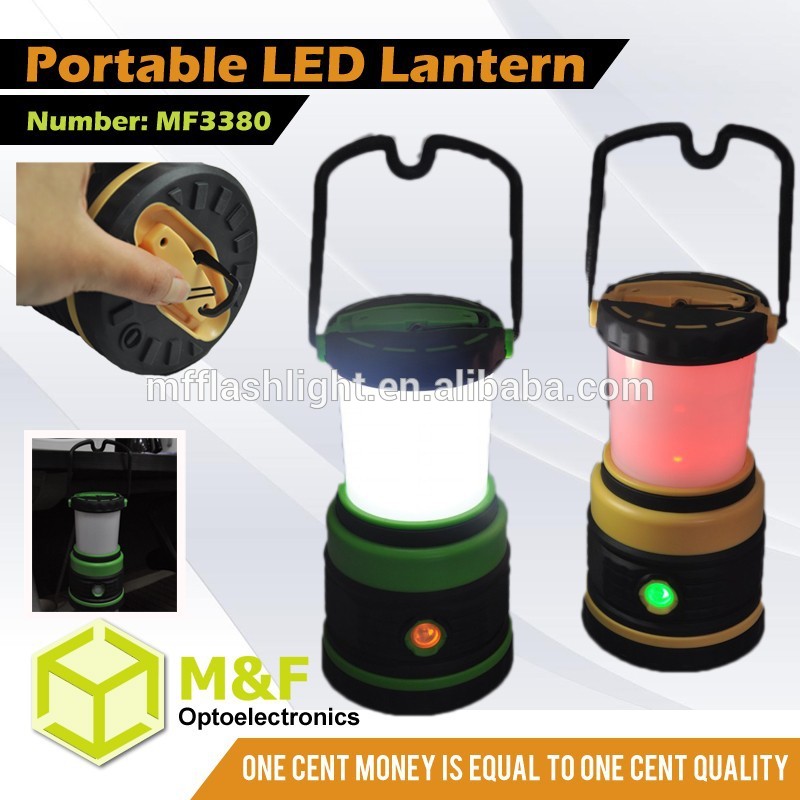 Top quality whole rubber cover outdoor LED lantern 2015 camping