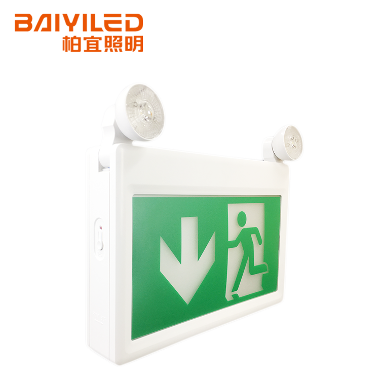 2w Led Battery 4w Emergency Anti-fire Acrylic Exit Sign