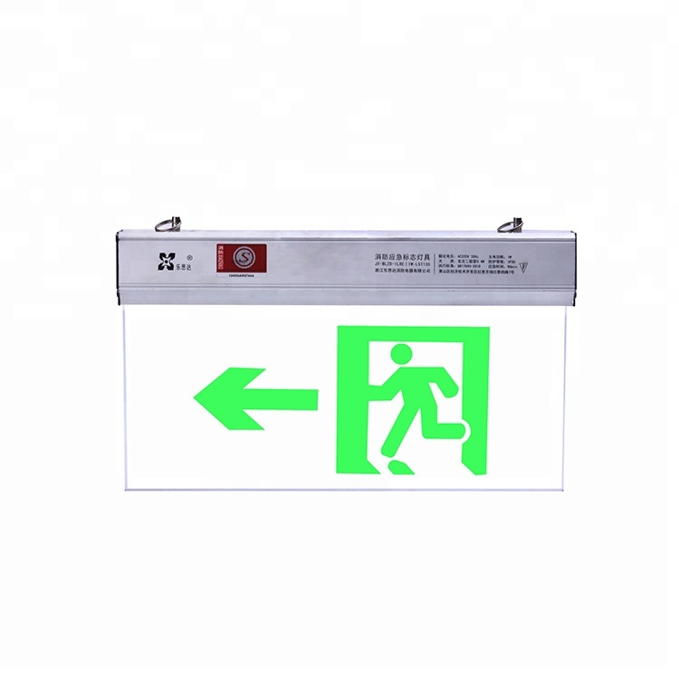 LST model 135 illuminate  green led rechargeable emergency exit sign