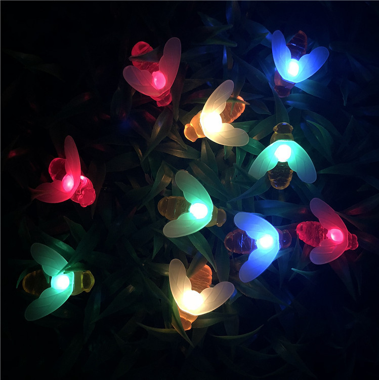 New hot-selling solar LED light bee style light string solar LED lamp