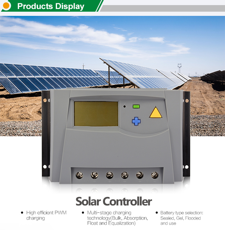 New design 12v 24v 36v 48v smart inverter 80a solar charge controller